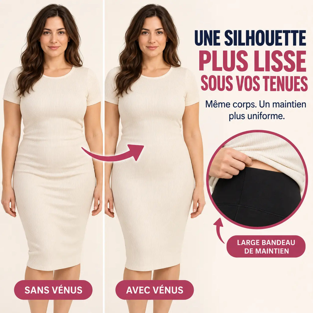 Résumé des bénéfices du legging post-partum Vénus